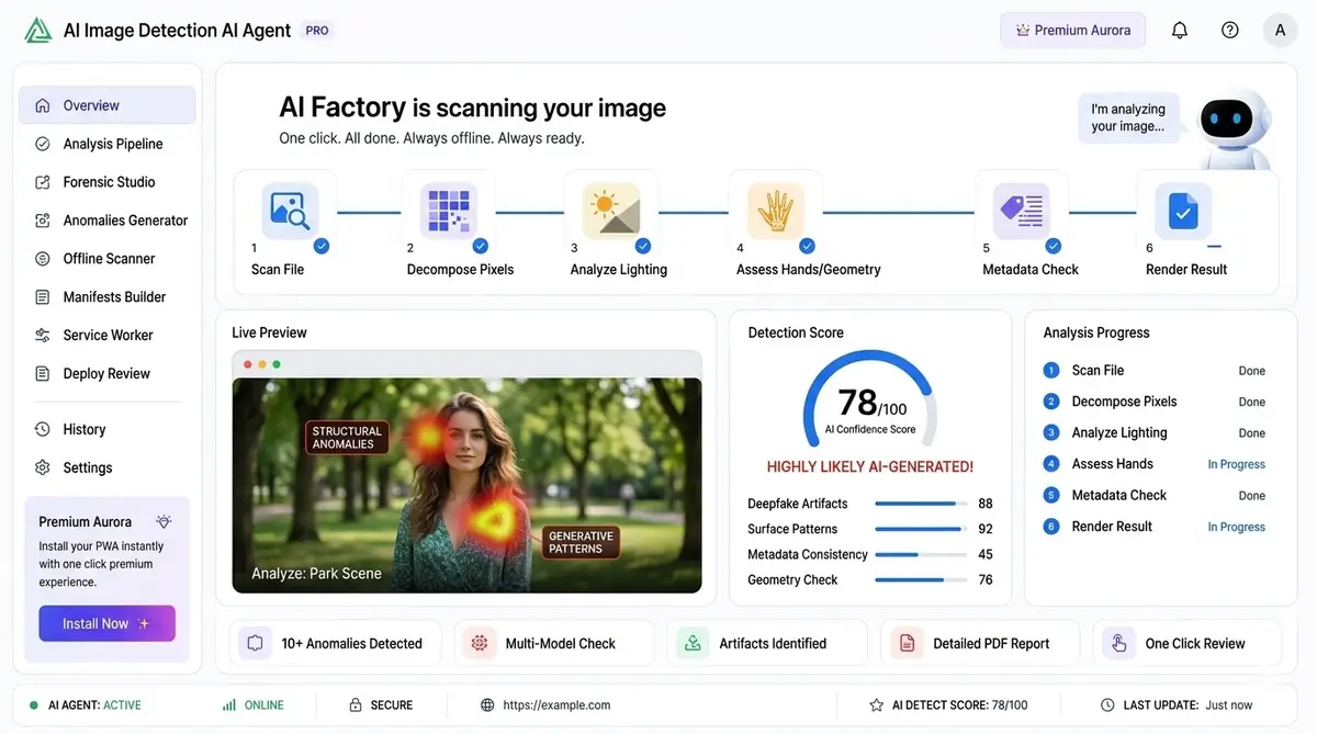 AI IoT deployment platform — example of the AI tool dashboard software